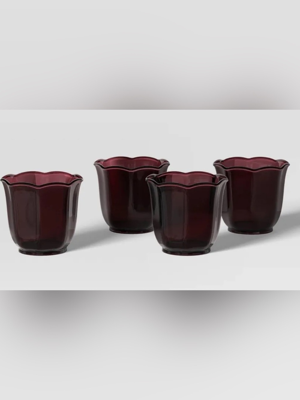 4-Pack Punch Cup Set threshold purple